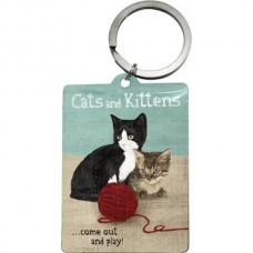 Cats and Kittens Key Chain
